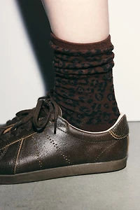 ANIMAL PRINT JACQUARD SOCKS