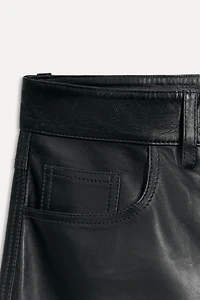 PANTALON DROIT EN CUIR 50E ANNIVERSAIRE