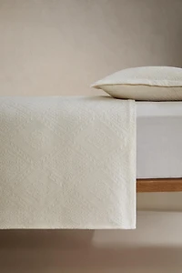 COUVRE-LIT COTON MOTIF GÉOMÉTRIQUE