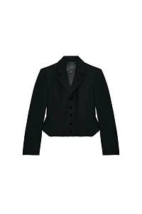 CROPPED TOPSTITCHED BLAZER ZW COLLECTION