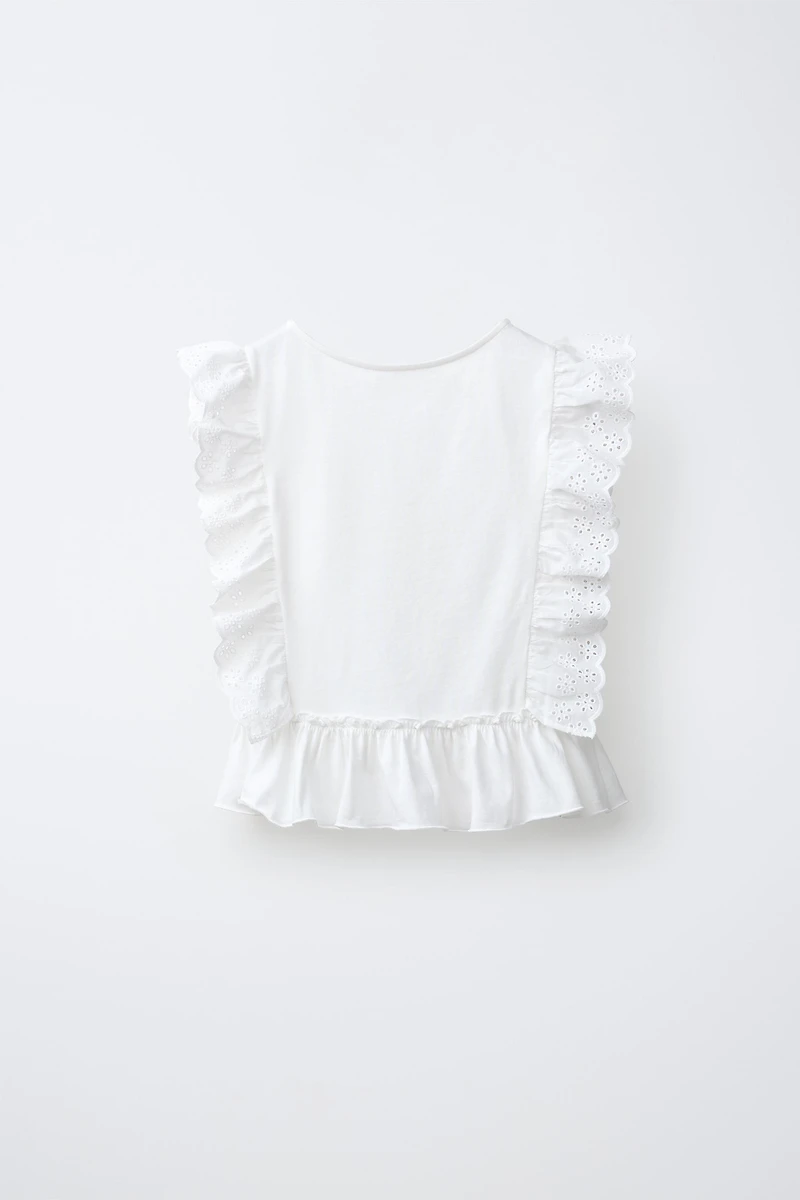 SWISS EMBROIDERED T-SHIRT