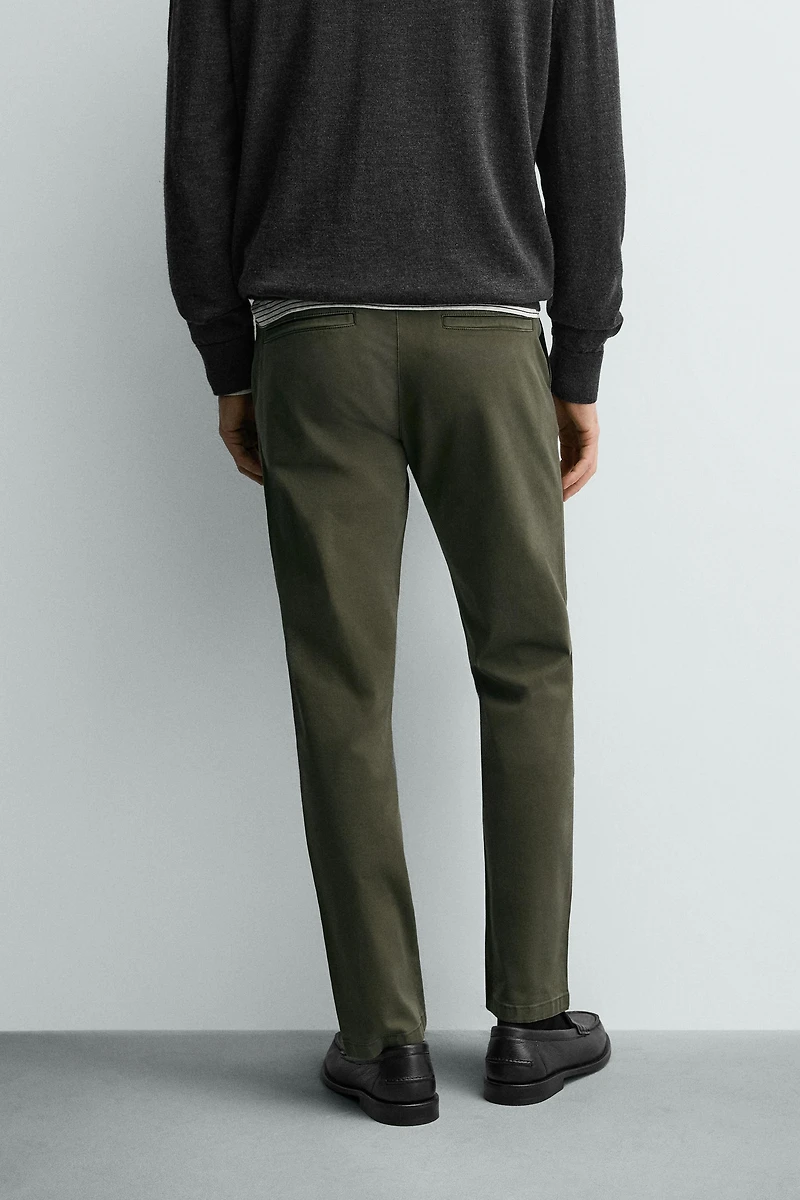 SKINNY CHINO PANTS