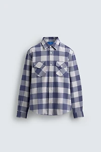 CHEMISE EN FLANELLE À CARREAUX AARON LEVINE X ZARA