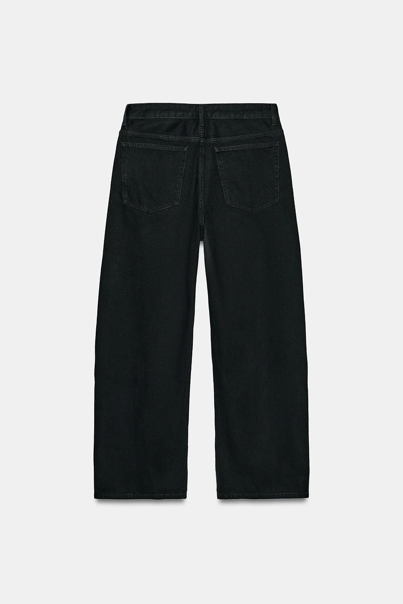 TRF BAGGY ZIPPER JEANS