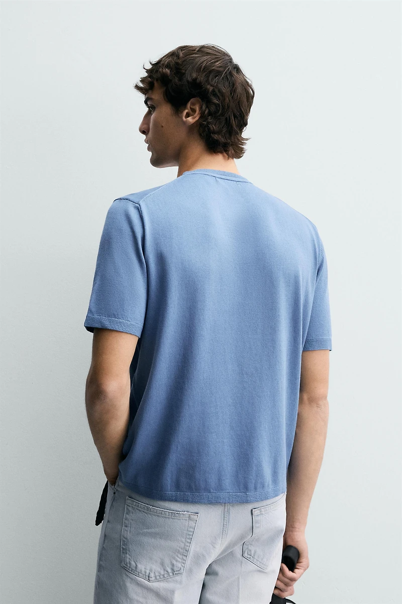COTTON KNIT REGULAR FIT T-SHIRT