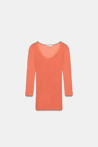 SUPIMA® THREE-QUARTER SLEEVE T-SHIRT