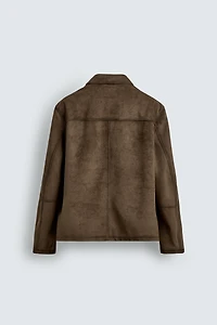 SURCHEMISE REGULAR FIT EFFET DAIM
