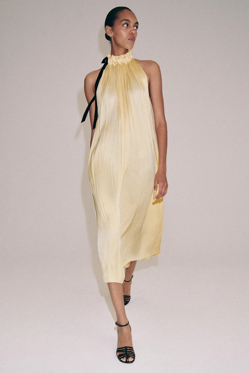 ROBE HALTEUR SATINÉE ZW COLLECTION