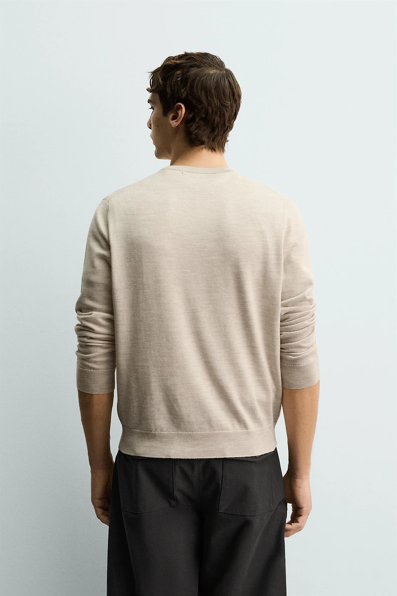 REGULAR FIT WOOL JUMPER