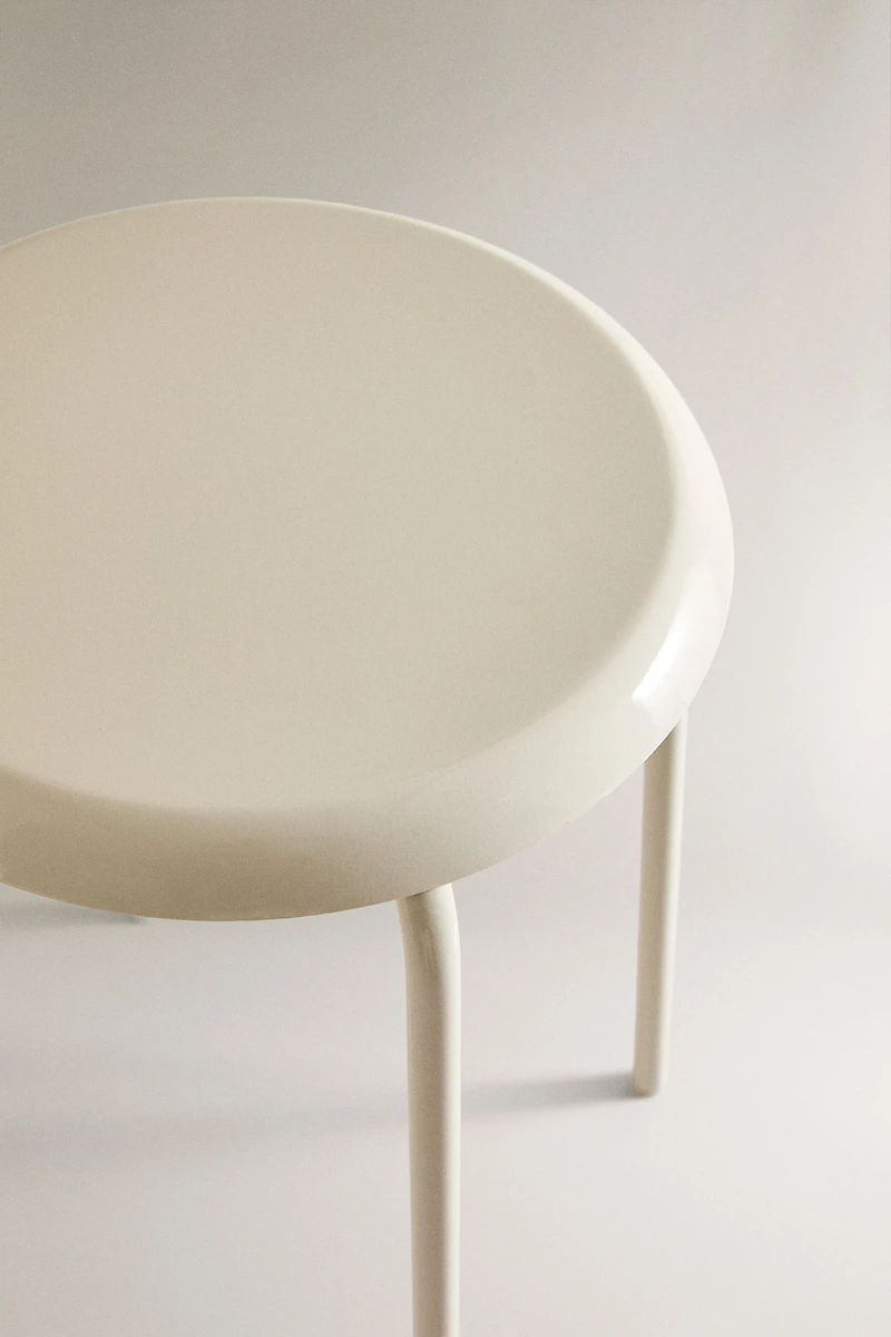 TABOURET MÉTAL LAQUÉ