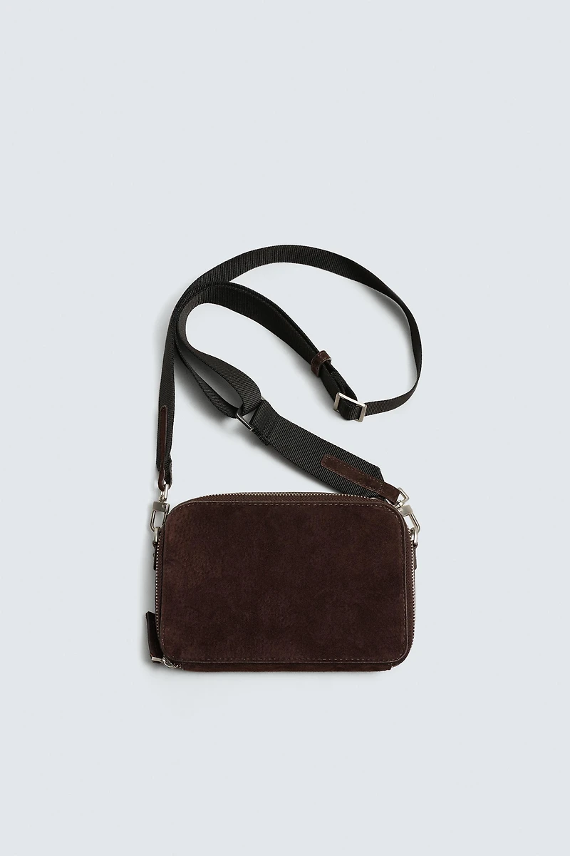 LEATHER CROSSBODY BAG