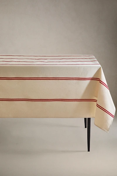 NAPPE DOUBLE RAYURE BRODÉE