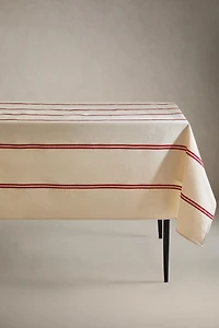 NAPPE DOUBLE RAYURE BRODÉE