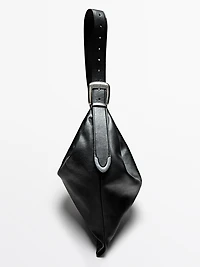Nappa leather maxi bag