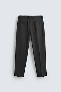CHECK SUIT PANTS