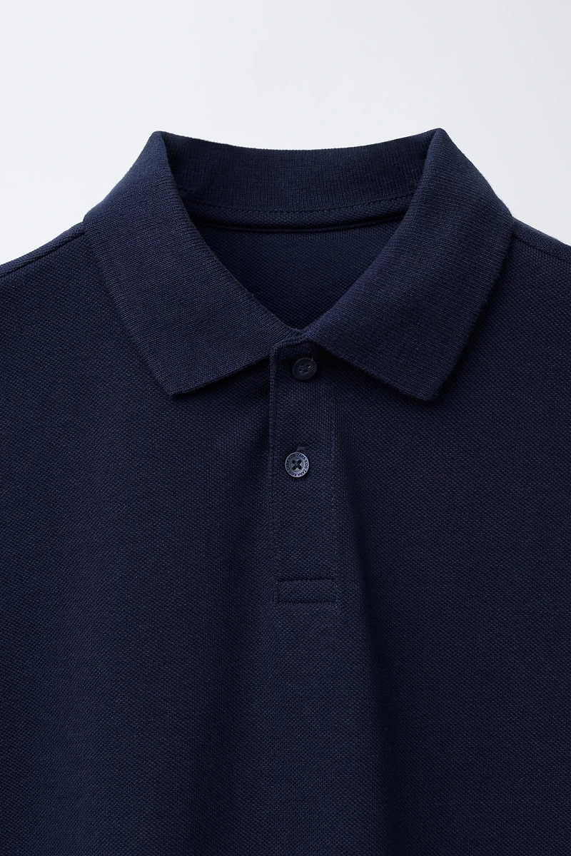 BASIC PIQUÉ POLO SHIRT
