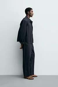 REGULAR FIT POPLIN OVERSHIRT