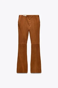 LIMITED EDITION SUEDE FLARE PANTS
