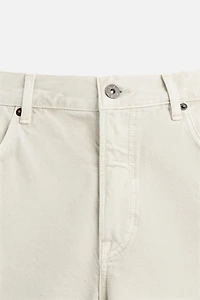 REGULAR FIT DENIM SHORTS