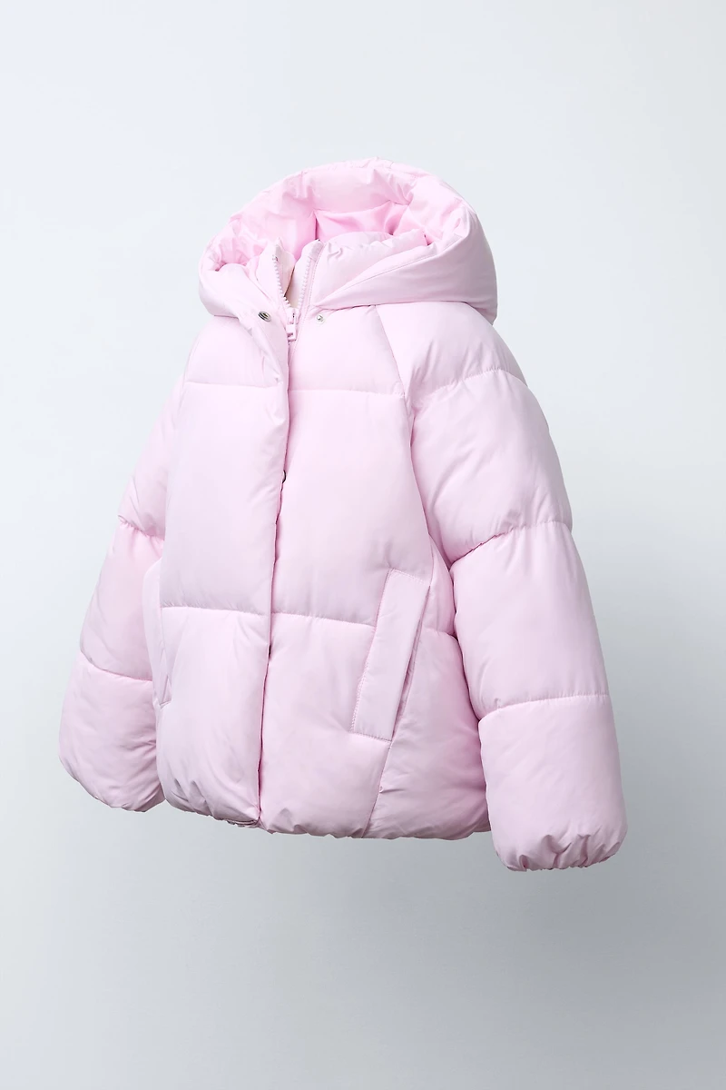 HOODED PUFFER JACKET