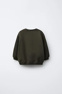 SWEATSHIRT WITH VARIOUS PRINTS