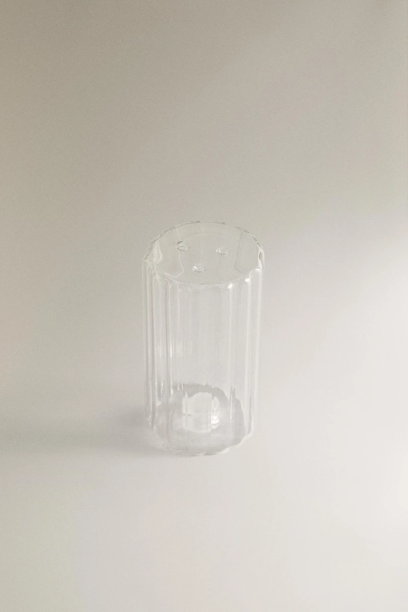 BOROSILICATE GLASS SALT SHAKER