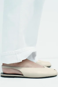 OPEN TOE SLINGBACK SHOES