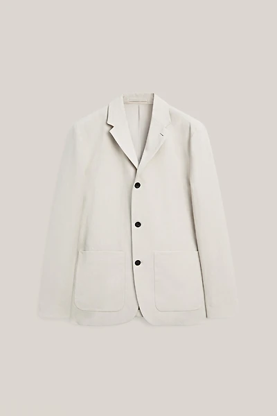 100% linen suit blazer with pocket details - LIMITED EDITION