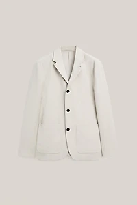 100% linen suit blazer with pocket details - LIMITED EDITION