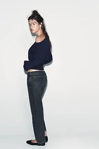 ASYMMETRIC COTTON SWEATSHIRT