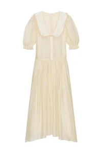 ROBE MI-LONGUE FLUIDE EN DENTELLE