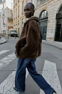 MANTEAU DOUBLE FACE RÉVERSIBLE