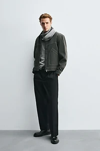 VINTAGE FAUX SUEDE JACKET