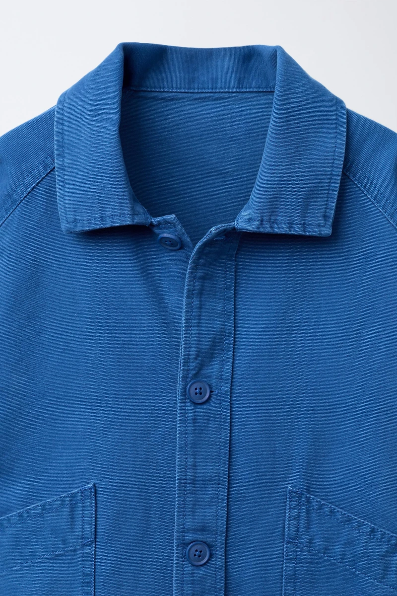 CANVAS POCKET OVERSHIRT