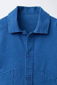 CANVAS POCKET OVERSHIRT