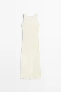 Satin midi dress