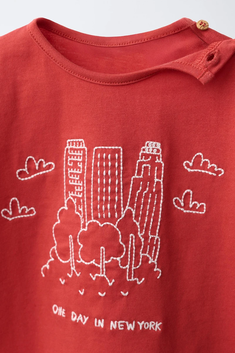 T-SHIRT BRODÉ VILLE