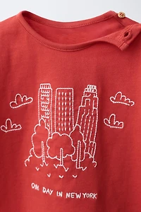 T-SHIRT BRODÉ VILLE