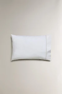 PIQUÉ PIPING PILLOWCASE