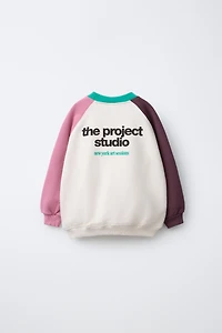 SWEAT COLOR BLOCK ÉTIQUETTE