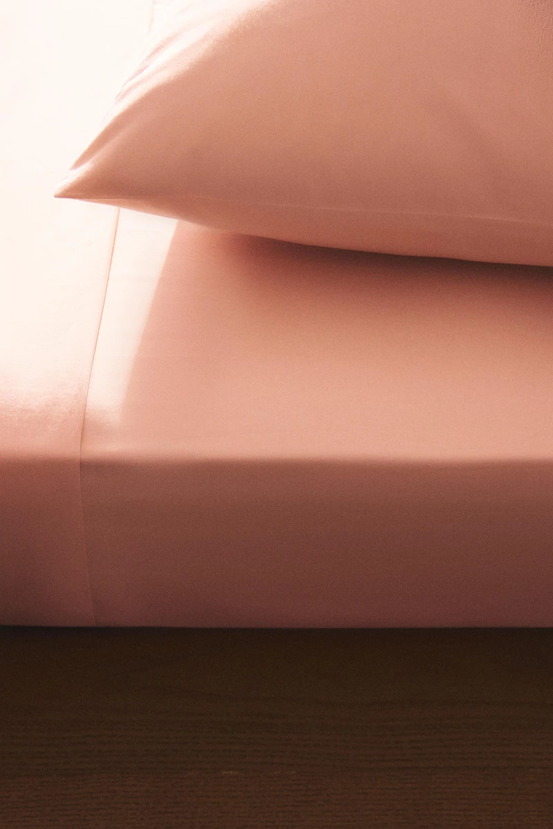 PERCALE FITTED SHEET | 11.8" THICK (200 THREAD COUNT)