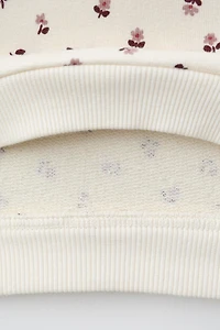 SWEAT À IMPRIMÉ FLEURS