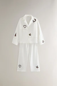 CHRISTMAS EMBROIDERED SHIRT