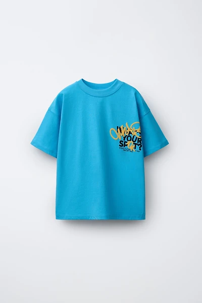 GRAFFITI PRINT T-SHIRT