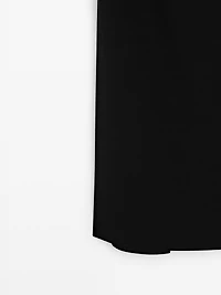 Long dress with rhinestone detail