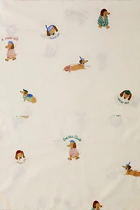 KIDS' DOG PRINT FLAT SHEET
