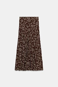 EMBROIDERED MIDI SKIRT