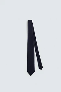 100% WOOL TEXTURED TIE