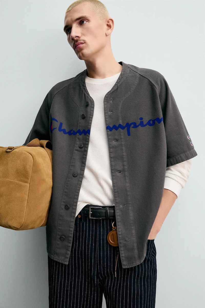 CHEMISE BASEBALL À IMPRIMÉ CHAMPION ® X ZARA