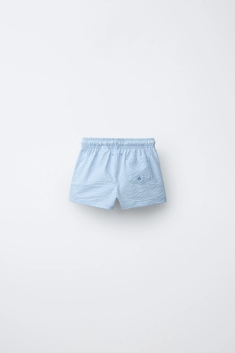SHORT DE BAIN SEERSUCKER À RAYURES 1-6 ANS